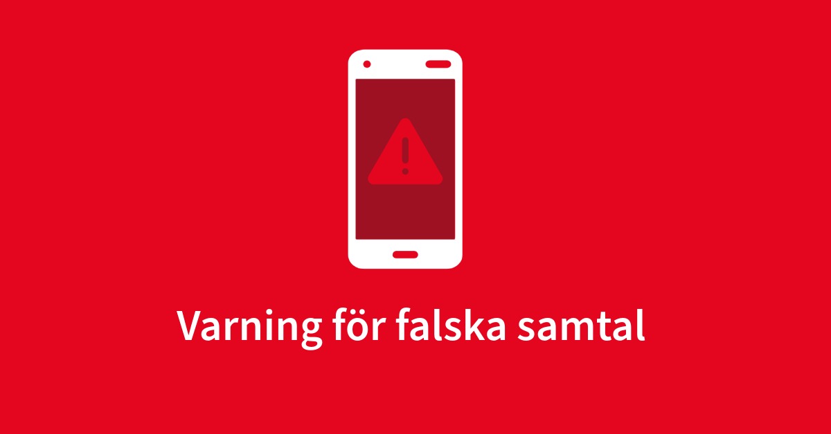 Varning för falska samtal Ohlssons Staffanstorp